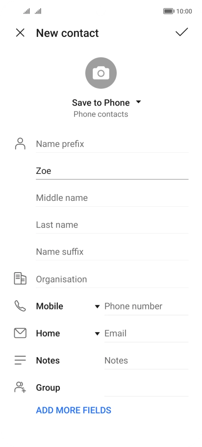 Press Last name and key in the required last name.