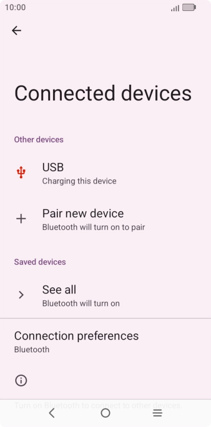 Press Pair new device.