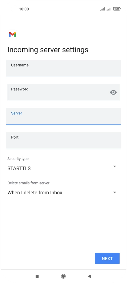 Press the field below Press the field below