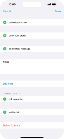 Press link contacts....