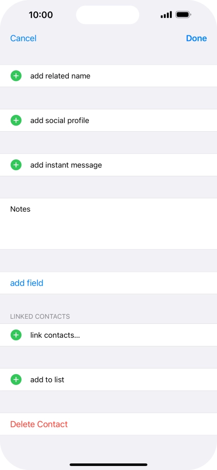 Press link contacts....