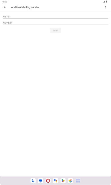 Press Name and key in the required name. Press Name and key in the required name.