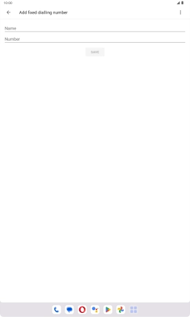 Press Name and key in the required name. Press Name and key in the required name.