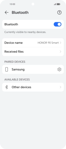 Slide your finger upwards starting from the bottom of the screen to return to the home screen.