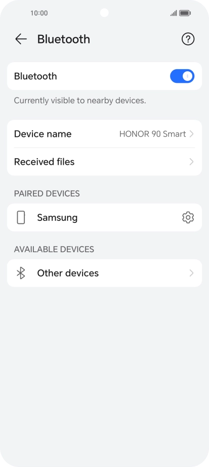 Slide your finger upwards starting from the bottom of the screen to return to the home screen.