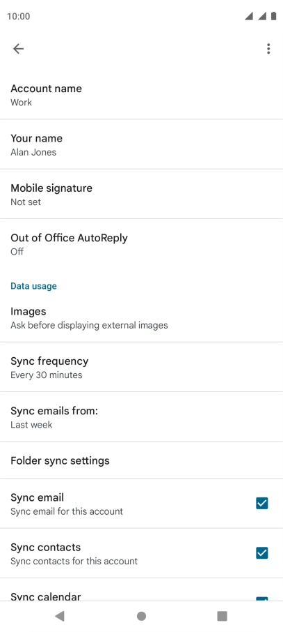 Press Account name. Press Account name.