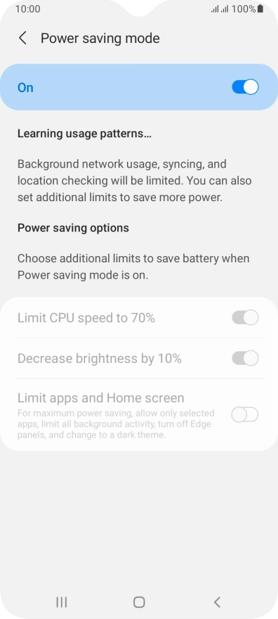 Press the Home key to return to the home screen.