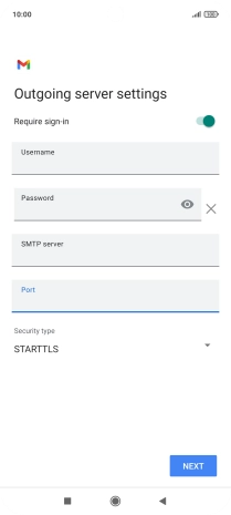 Press the drop down list below 