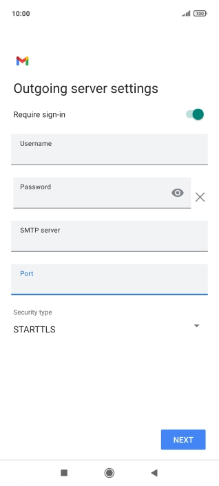 Press the drop down list below 