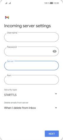 Press the field below 