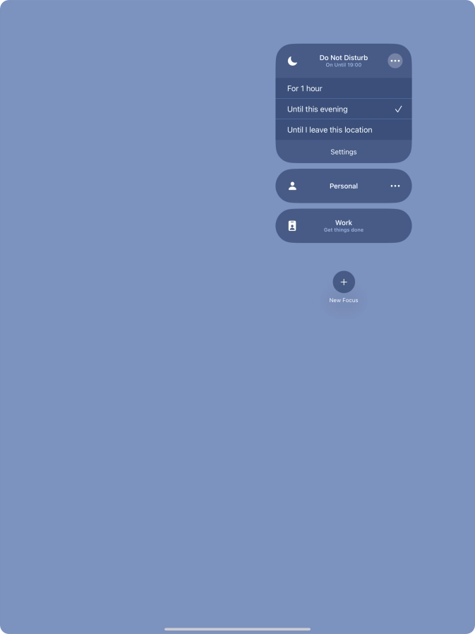 Slide your finger upwards starting from the bottom of the screen to return to the home screen.