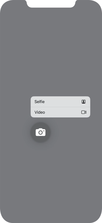 Press and hold the required function to see more actions.