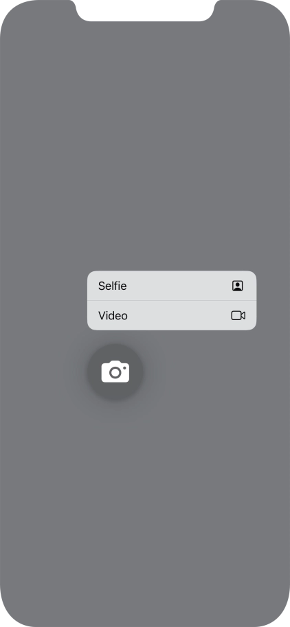 Press and hold the required function to see more actions.