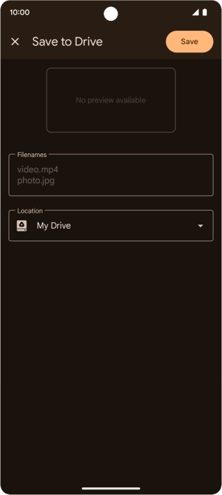 Press the field below 