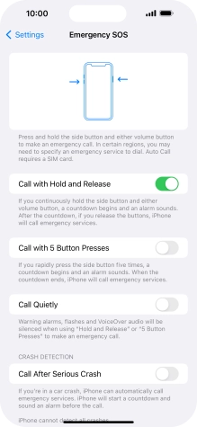 Press the indicator next to Press the indicator next to