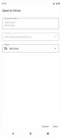 Press the field below 