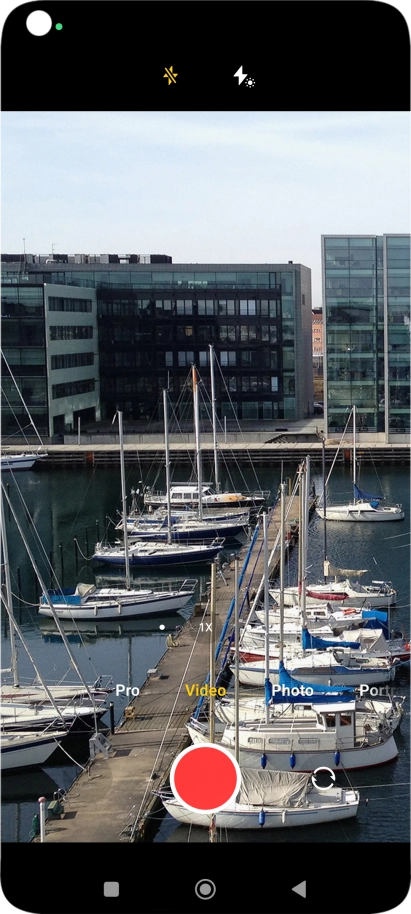 Press the required setting.