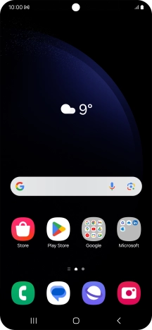 The email message icon shows that you've received a new email message.