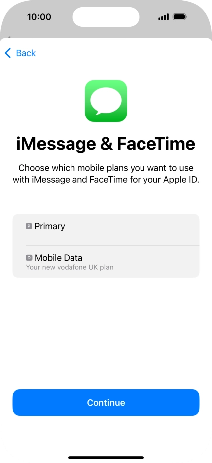 Press the required price plan. Press the required price plan.