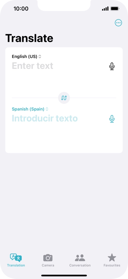 Press the first drop down list.