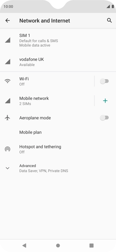 Press the Home key to return to the home screen.