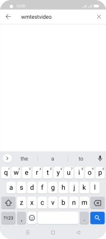 Key in the required search word and press the search icon. Key in the required search word and press the search icon.
