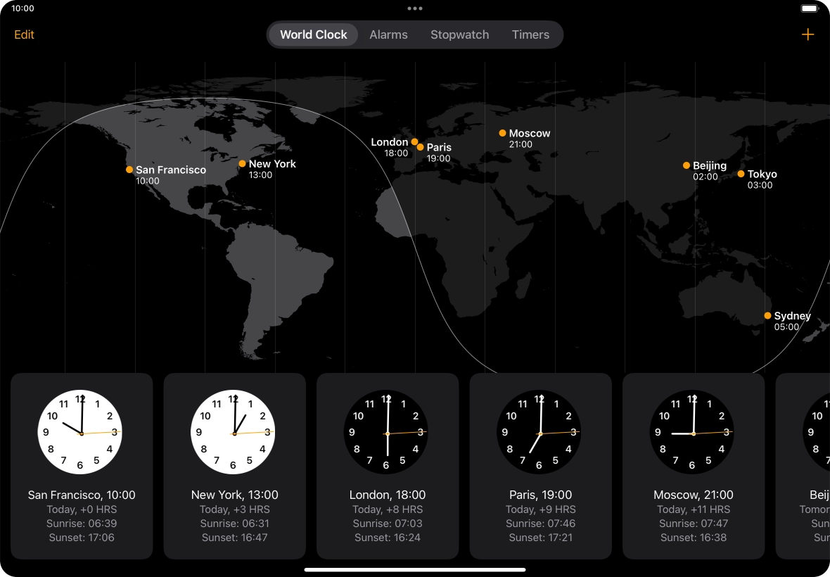 Slide your finger downwards starting from the top right side of the screen.