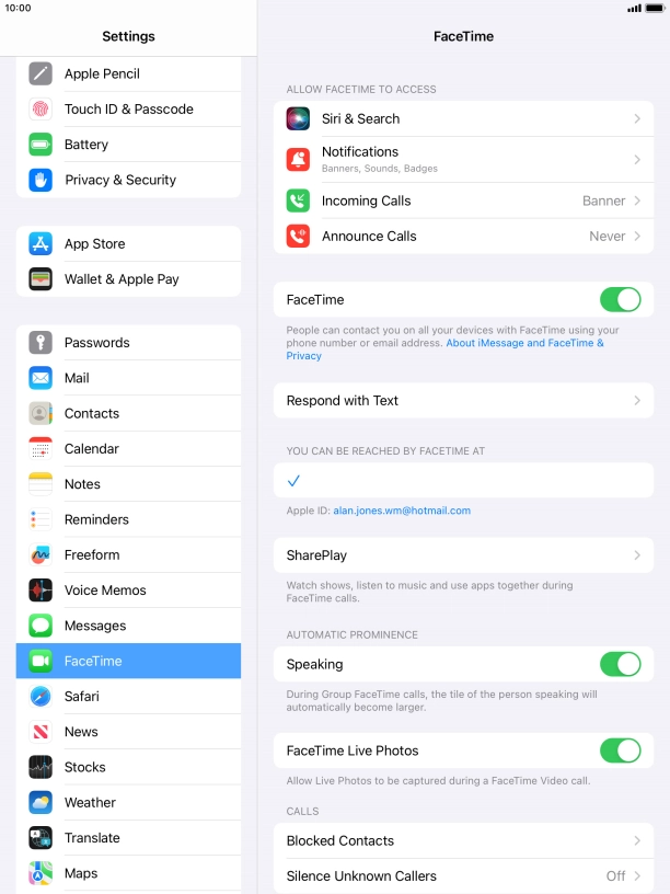 Press the indicator next to Press the indicator next to