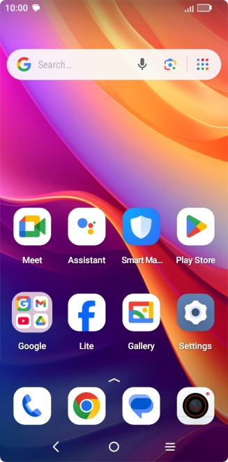 The text/picture message icon shows that you've received a new text or picture message.