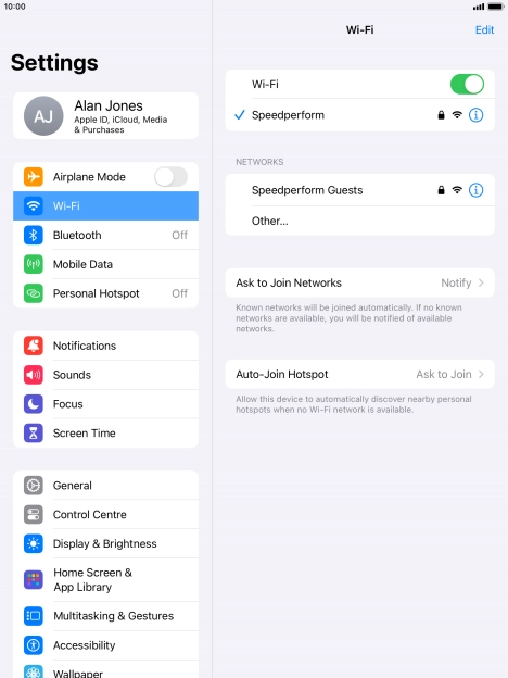 Press the Home key to return to the home screen.