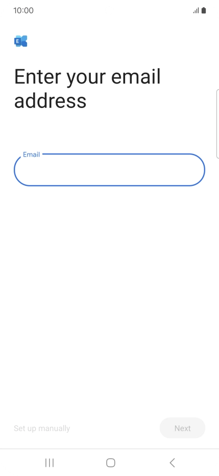 Press the field below 