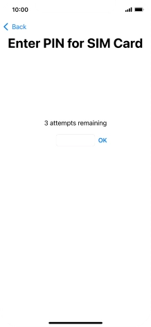 If your SIM is locked, key in your PIN and press OK. If your SIM is locked, key in your PIN and press OK.