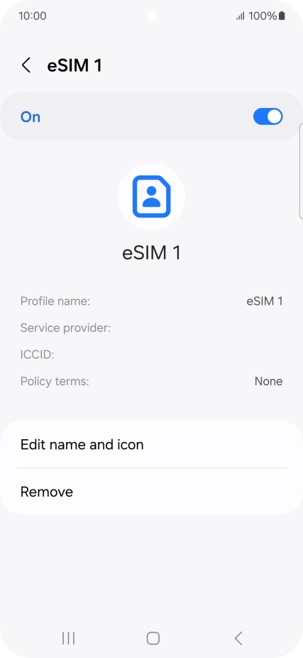 Press the indicator to turn use of the price plan on or off.