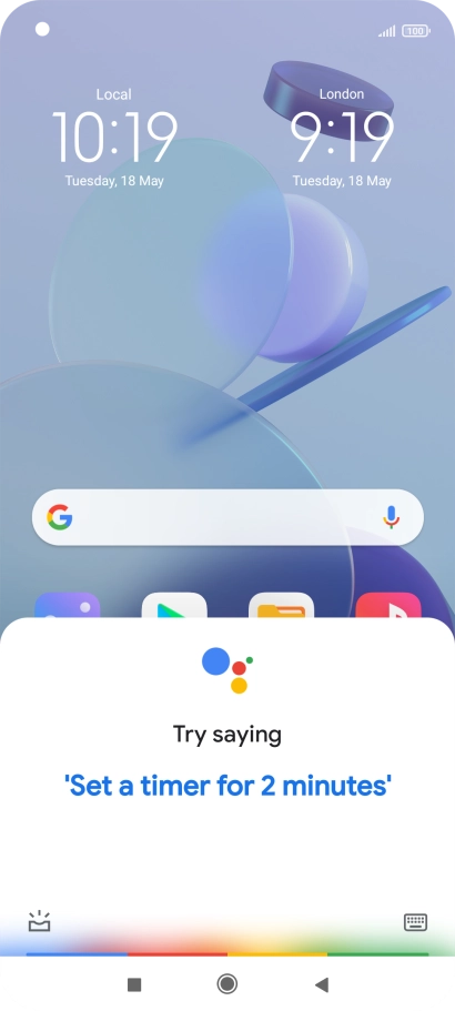 Say, in your own words, what you would like your phone to do, e.g.: OPEN [application], CALL [contact], SEARCH FOR [information]. It's not necessary to use a specific command for each function.