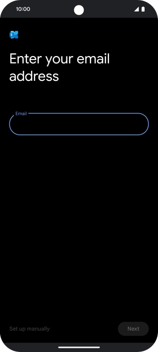 Press the field below 