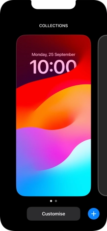 Press the add icon. Press the add icon.