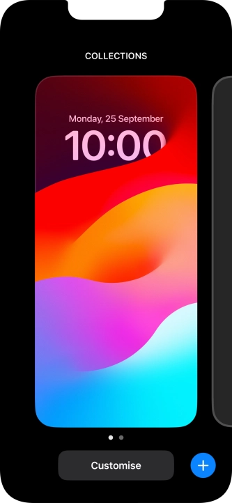 Press the add icon. Press the add icon.