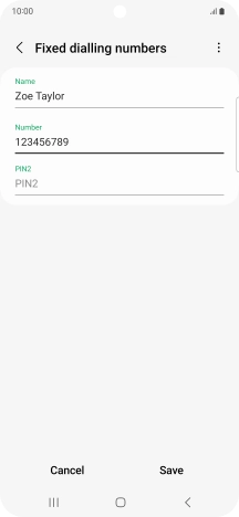 Press PIN2 and key in your PIN2. The default PIN2 is 1111.