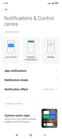 Press App notifications.