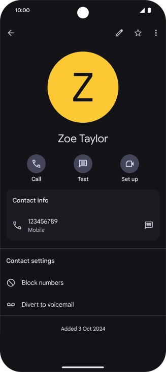 Slide your finger upwards starting from the bottom of the screen to return to the home screen.