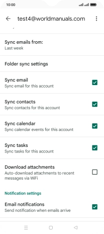 Press the field next to 