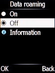 Select On to turn on the function.