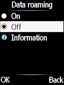 Select On to turn on the function.