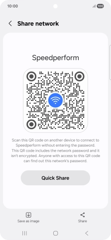 Place the QR code inside the camera frame on the other device to scan the code.