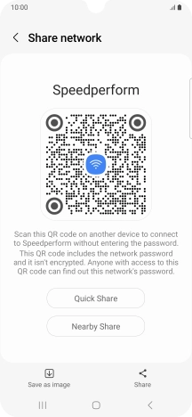 Place the QR code inside the camera frame on the other device to scan the code.