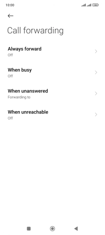 Press the Home key to return to the home screen.
