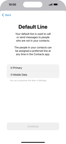 Press the required price plan. Press the required price plan.