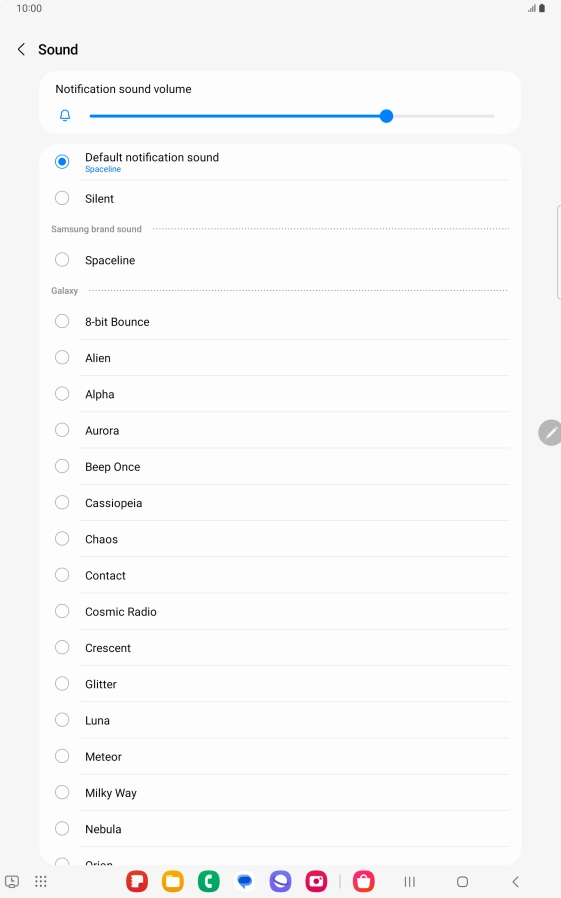 Press the required message tones to hear them.