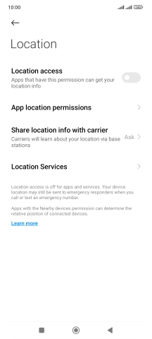 Press the indicator next to Press the indicator next to