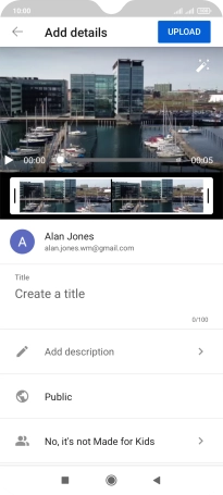 Press the field below 